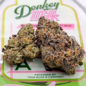 Flower District Donkey Milk high-potency indica-dominant hybrid